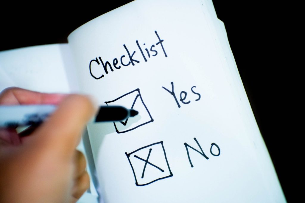 Checklist for Online Classes