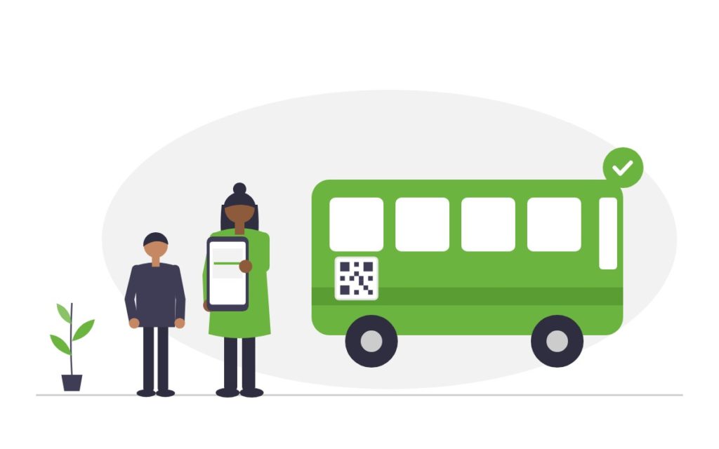No Hardware, No Vendor Pushback: How a Multi-Branch Kolkata School Tracked Transport With QR Codes Alone Student scanning a QR code to board the school bus – Vawsum case study